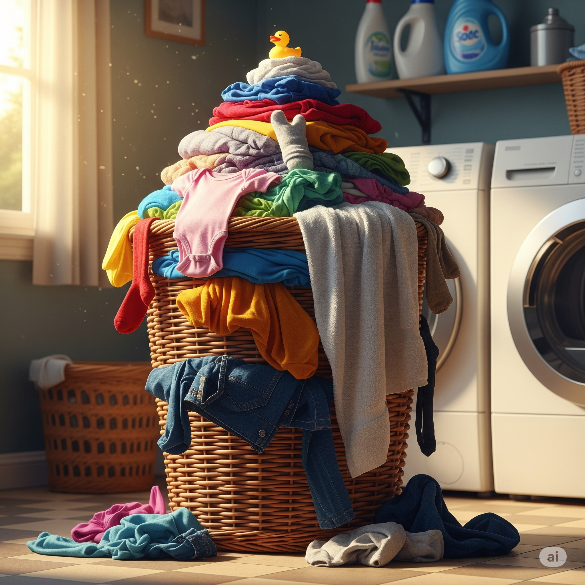 Weekend Funnies: The Epic Battle of the Laundry Basket